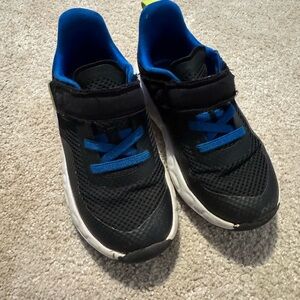 Kids Black and Blue Athletic Shoes
